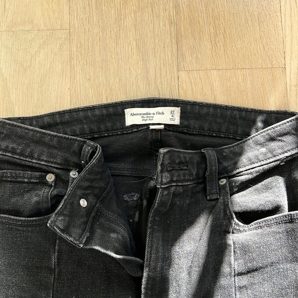 Abercrombie black denim jeans